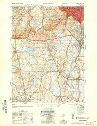 preview thumbnail of historical topo map of Norfolk County, MA in 1954