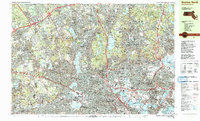 preview thumbnail of historical topo map of Middlesex County, MA in 1985
