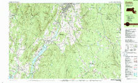 Download a high-resolution, GPS-compatible USGS topo map for Cheshire, MA (1988 edition)