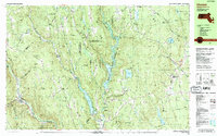 preview thumbnail of historical topo map of Hampshire County, MA in 1987