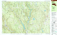 preview thumbnail of historical topo map of Hampshire County, MA in 1997