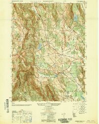 preview thumbnail of historical topo map of Berkshire County, MA in 1950