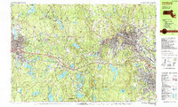 Download a high-resolution, GPS-compatible USGS topo map for Fitchburg, MA (1988 edition)