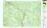 preview thumbnail of historical topo map of Hampshire County, MA in 1997