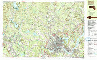 preview thumbnail of historical topo map of Haverhill, MA in 1987