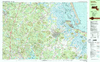 preview thumbnail of historical topo map of Essex County, MA in 1985
