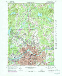 preview thumbnail of historical topo map of Lowell, MA in 1966