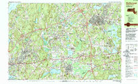 Download a high-resolution, GPS-compatible USGS topo map for Marlborough, MA (1990 edition)