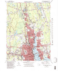 preview thumbnail of historical topo map of Bristol County, MA in 1979