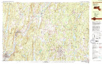 preview thumbnail of historical topo map of Worcester County, MA in 1982