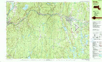 preview thumbnail of historical topo map of Franklin County, MA in 1990