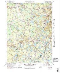 Download a high-resolution, GPS-compatible USGS topo map for Plympton, MA (1985 edition)