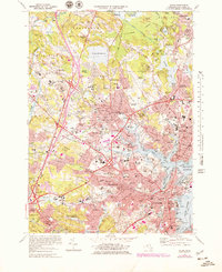 preview thumbnail of historical topo map of Salem, MA in 1970