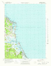 preview thumbnail of historical topo map of Plymouth County, MA in 1974