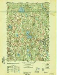 preview thumbnail of historical topo map of Worcester County, MA in 1949