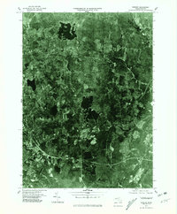 preview thumbnail of historical topo map of Worcester County, MA in 1975