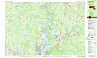 preview thumbnail of historical topo map of Bristol County, MA in 1985