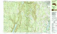 preview thumbnail of historical topo map of Hampden County, MA in 1987
