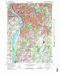 Download a high-resolution, GPS-compatible USGS topo map for Springfield South, MA (1989 edition)