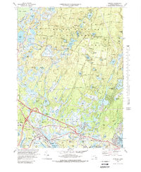 preview thumbnail of historical topo map of Plymouth County, MA in 1972