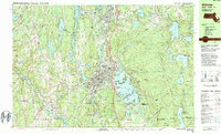 Download a high-resolution, GPS-compatible USGS topo map for Webster, MA (1984 edition)