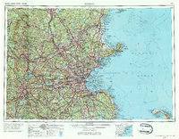 preview thumbnail of historical topo map of Boston, MA in 1956