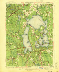 Download a high-resolution, GPS-compatible USGS topo map for Assawompset Pond, MA (1941 edition)