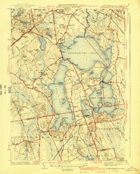 Download a high-resolution, GPS-compatible USGS topo map for Assawompset Pond, MA (1941 edition)