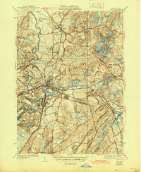 Download a high-resolution, GPS-compatible USGS topo map for Ayer, MA (1945 edition)