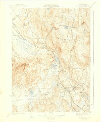preview thumbnail of historical topo map of Hampshire County, MA in 1943