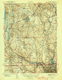 preview thumbnail of historical topo map of Worcester County, MA in 1944