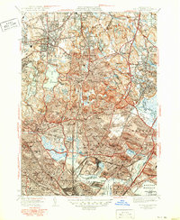 Download a high-resolution, GPS-compatible USGS topo map for Boston North, MA (1950 edition)