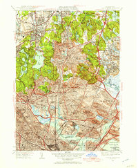 Download a high-resolution, GPS-compatible USGS topo map for Boston North, MA (1957 edition)