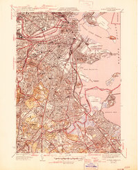 Download a high-resolution, GPS-compatible USGS topo map for Boston South, MA (1946 edition)