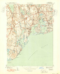 Download a high-resolution, GPS-compatible USGS topo map for Cotuit, MA (1949 edition)