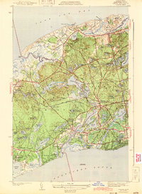 Download a high-resolution, GPS-compatible USGS topo map for Dennis, MA (1943 edition)