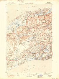 Download a high-resolution, GPS-compatible USGS topo map for Dennis, MA (1950 edition)