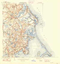 Download a high-resolution, GPS-compatible USGS topo map for Duxbury, MA (1948 edition)
