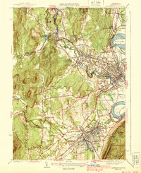 Download a high-resolution, GPS-compatible USGS topo map for Easthampton, MA (1939 edition)