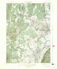 preview thumbnail of historical topo map of Hampshire County, MA in 1939
