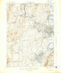 preview thumbnail of historical topo map of Hampshire County, MA in 1939