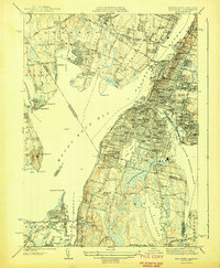 Download a high-resolution, GPS-compatible USGS topo map for Fall River, MA (1944 edition)