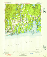 preview thumbnail of historical topo map of Barnstable County, MA in 1946