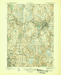 Download a high-resolution, GPS-compatible USGS topo map for Franklin, MA (1946 edition)