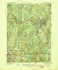 Download a high-resolution, GPS-compatible USGS topo map for Franklin, MA (1946 edition)
