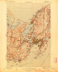 Download a high-resolution, GPS-compatible USGS topo map for Gloucester, MA (1945 edition)