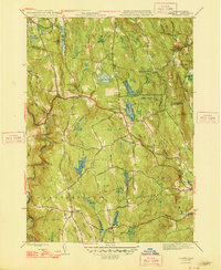 preview thumbnail of historical topo map of Hampshire County, MA in 1948