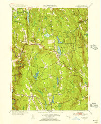 preview thumbnail of historical topo map of Hampshire County, MA in 1955