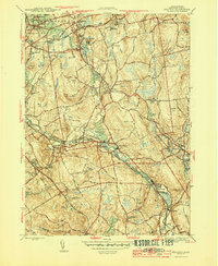 preview thumbnail of historical topo map of Worcester County, MA in 1944