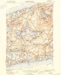 Download a high-resolution, GPS-compatible USGS topo map for Harwich, MA (1950 edition)